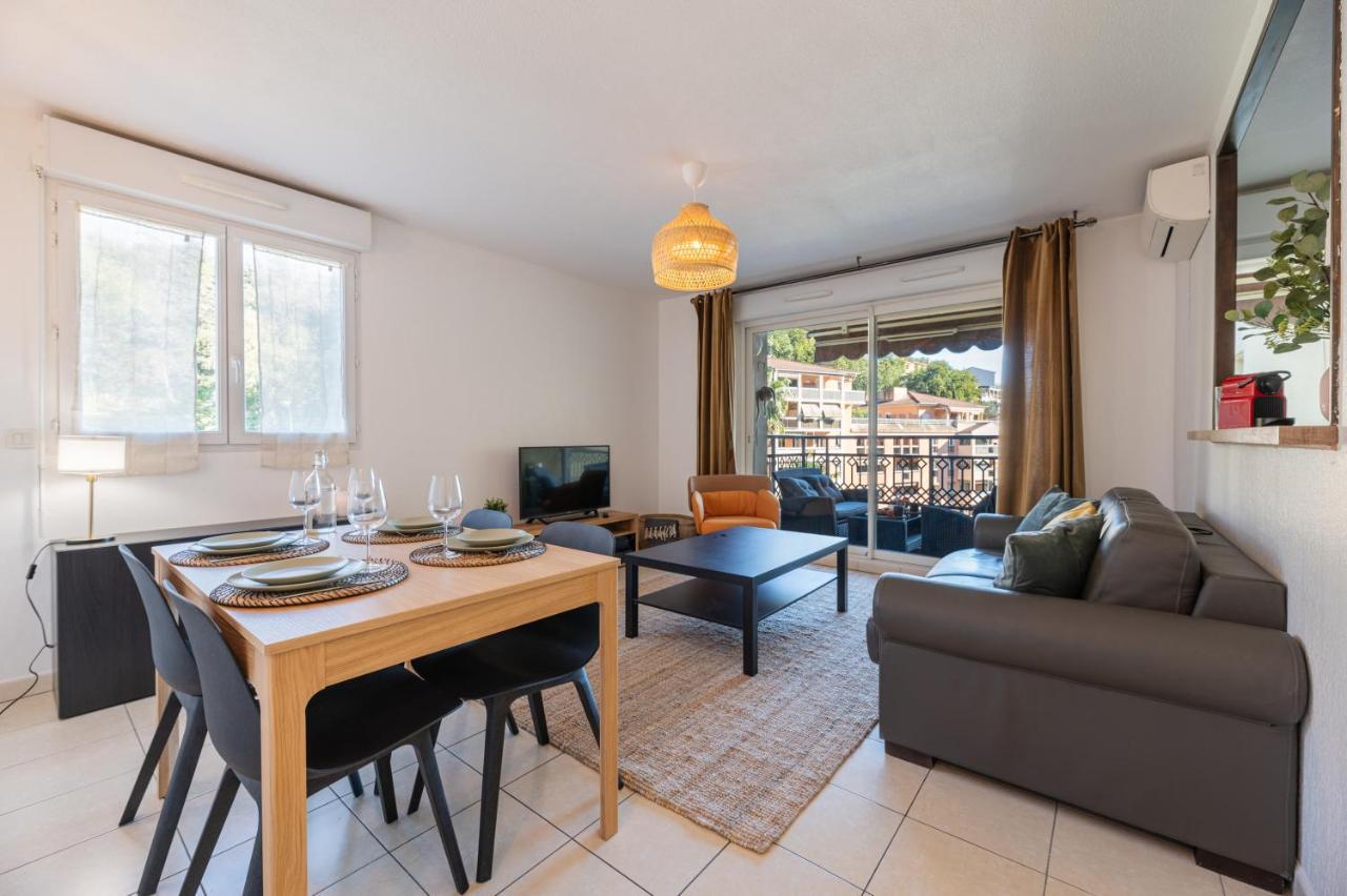 Appartement Familial, Terrasse, Val Des Castagnins Menton Bagian luar foto